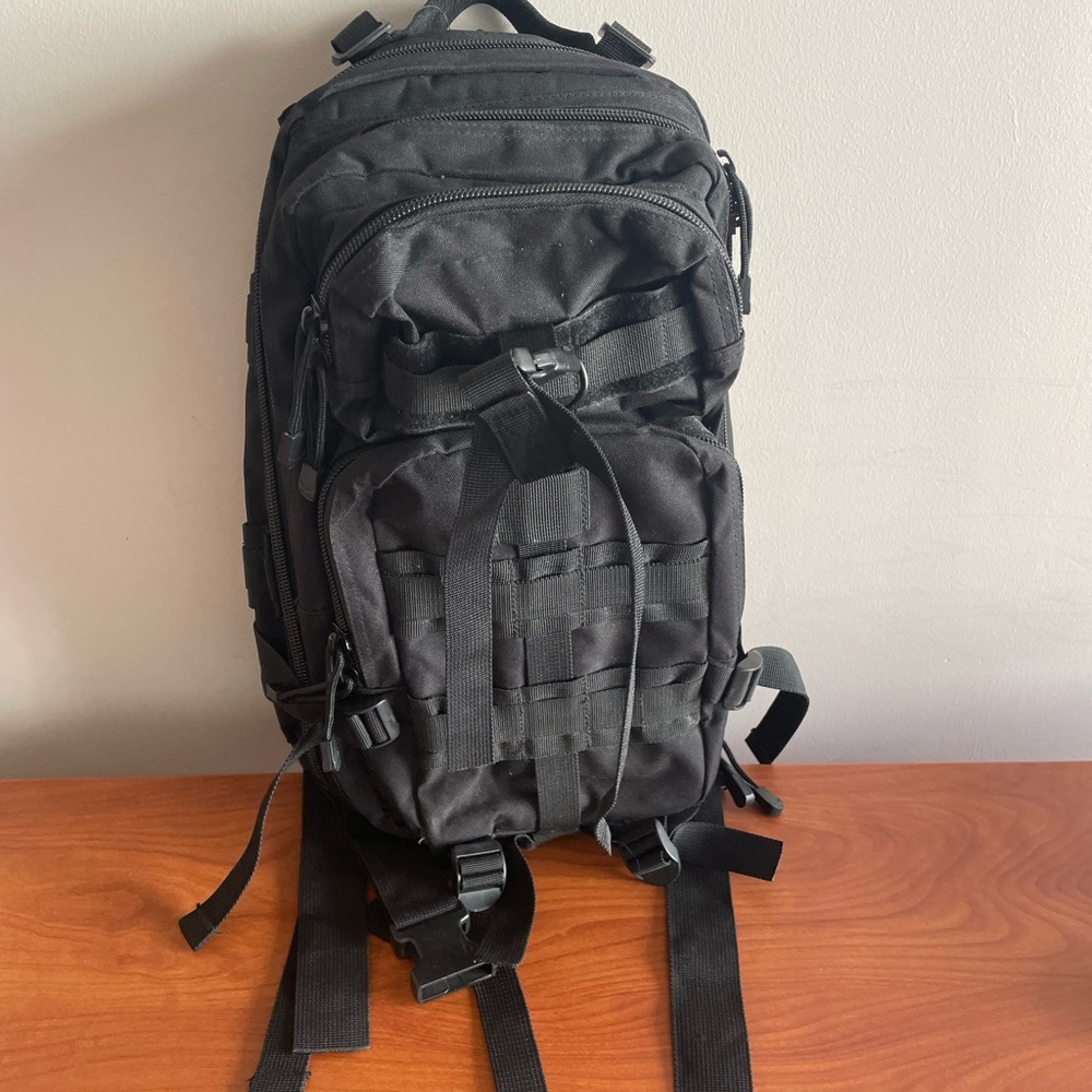 Black Tactical Backpack